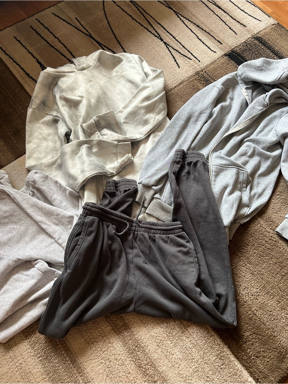 H&M Divided Fleece Joggers in Charcoal Gray 2 + 2